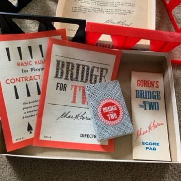 Goren’s Bridge For Two Milton Bradley 1964 - Picture 4 of 10